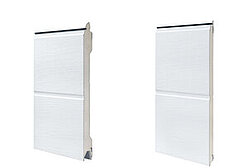 Verkleichsfoto ein- und doppelwandiges Paneel